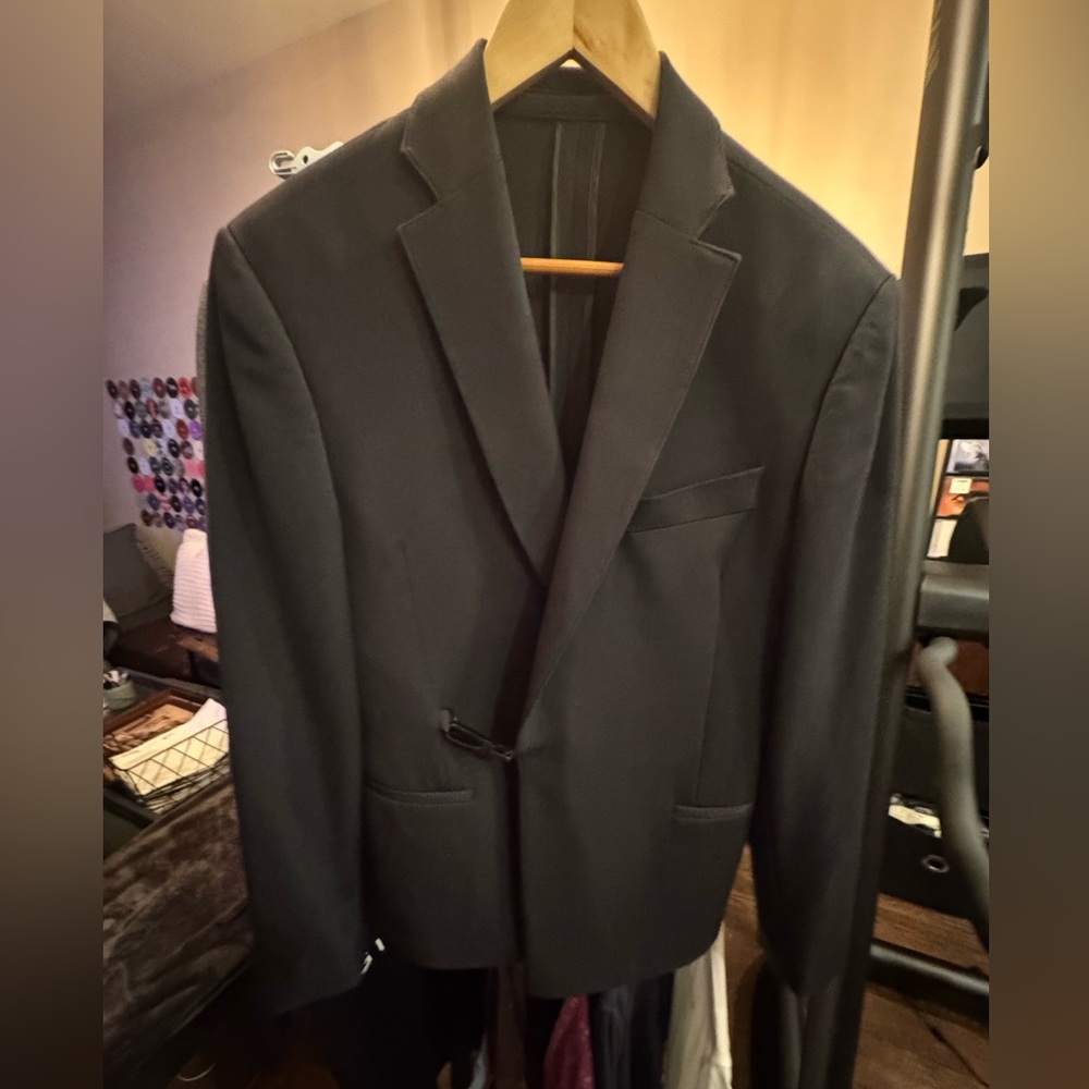 Open Edit Classic Black Men's Blazer 36R Jacket Nordstrom